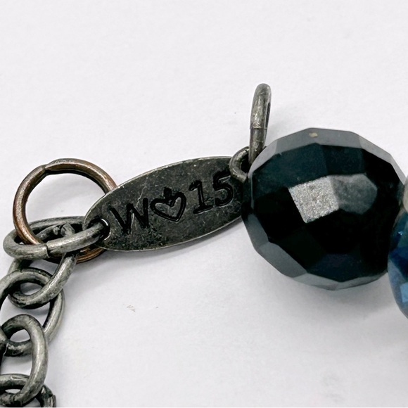 Sabika Blue and AB Crystals Bracelet Winter 2015 - Picture 5 of 5